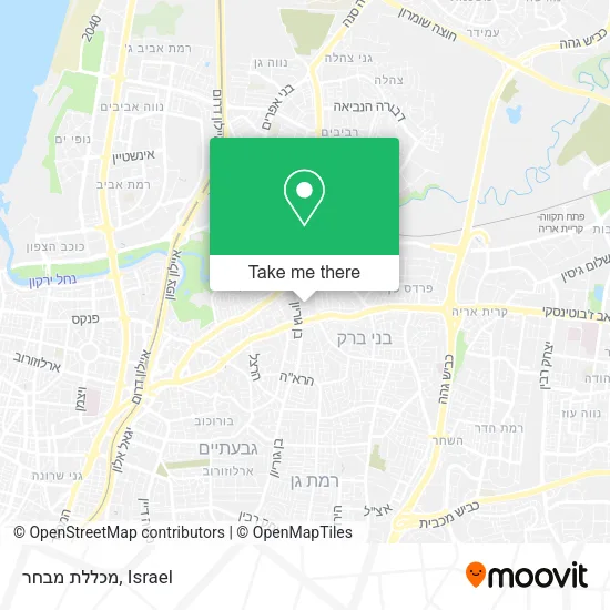Карта מכללת מבחר