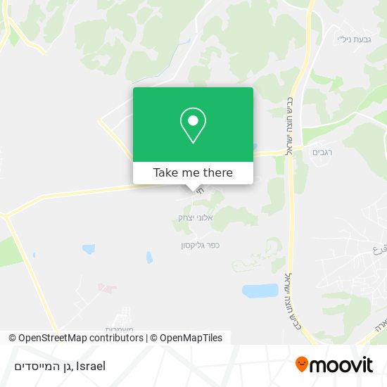 גן המייסדים map