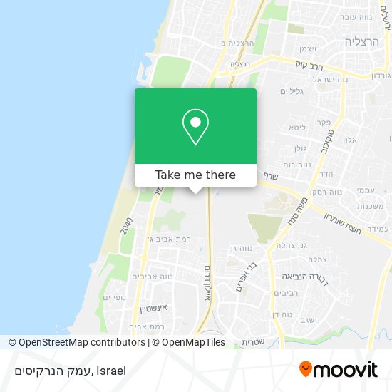 עמק הנרקיסים map