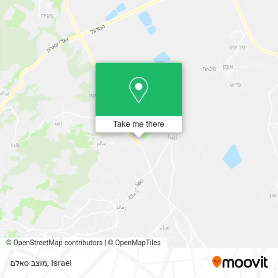 Карта מוצב סאלם