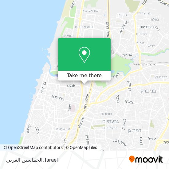 الجماسين الغربي map