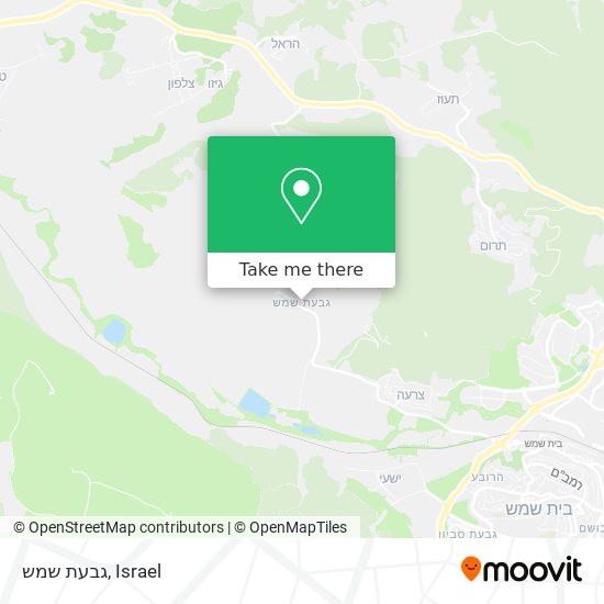 גבעת שמש map