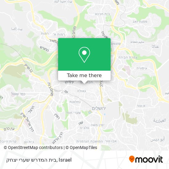 בית המדרש שערי יצחק map