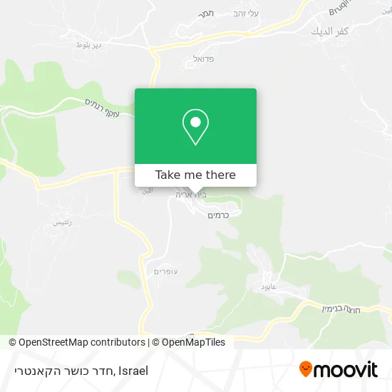 Карта חדר כושר הקאנטרי