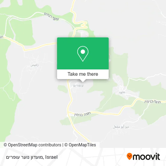 Карта מועדון נוער עופרים