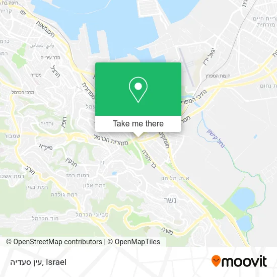 Карта עין סעדיה