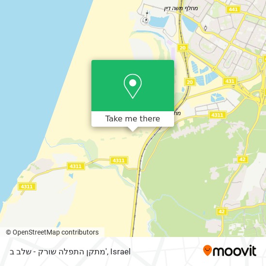 מתקן התפלה שורק - שלב ב' map