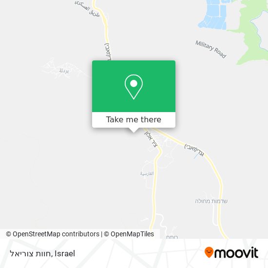 חוות צוריאל map