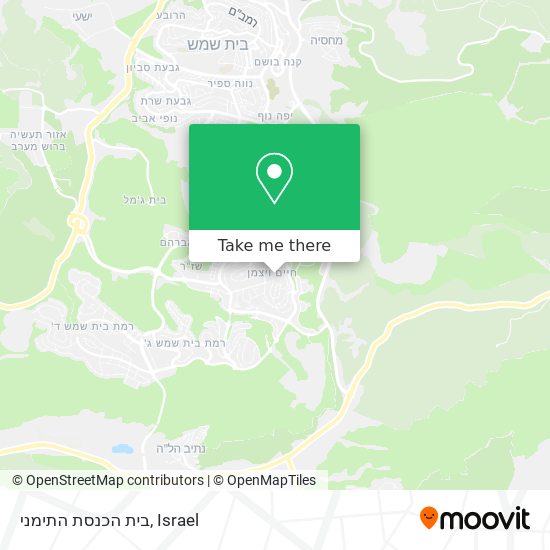 בית הכנסת התימני map