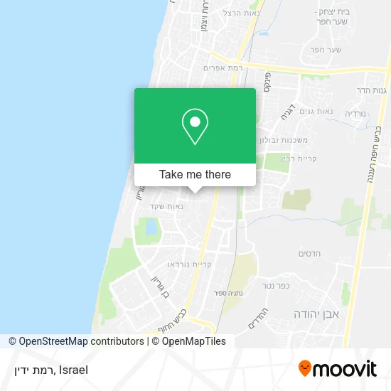 Карта רמת ידין