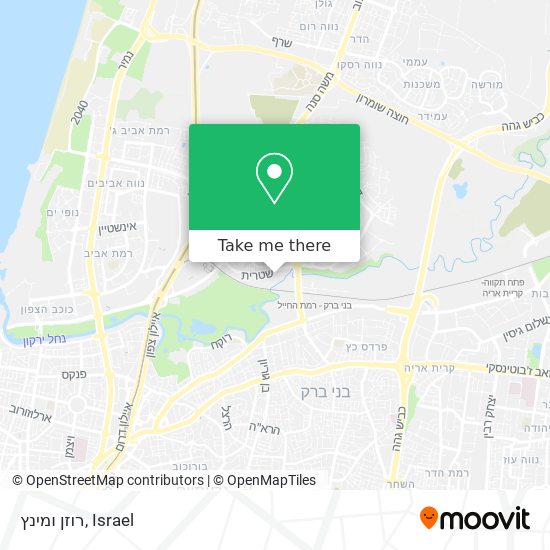 רוזן ומינץ map
