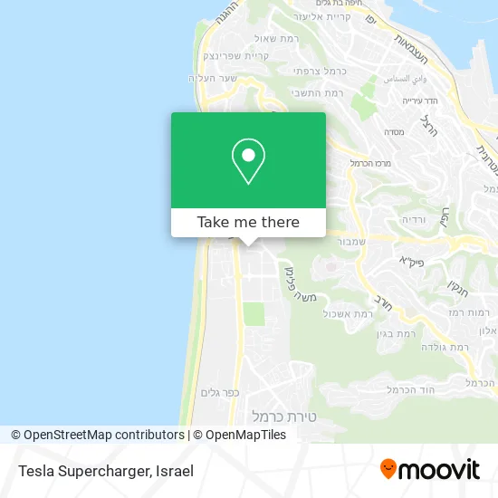 Карта Tesla Supercharger