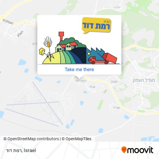 Карта רמת דוד