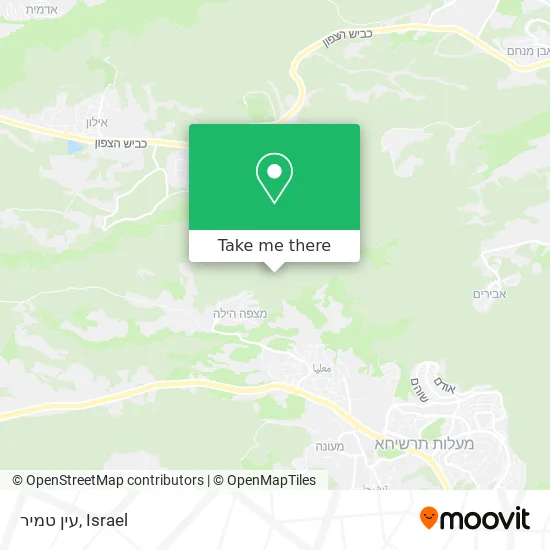 Карта עין טמיר