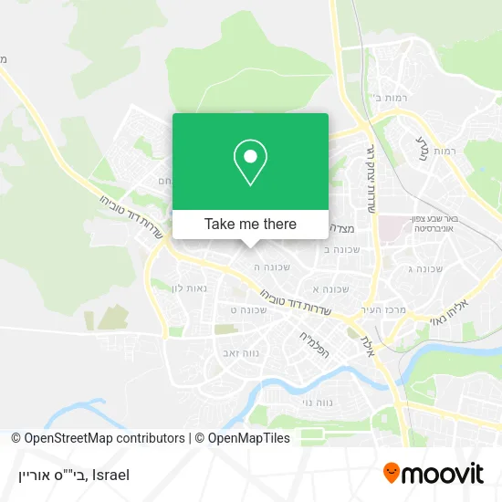 Карта בי""ס אוריין
