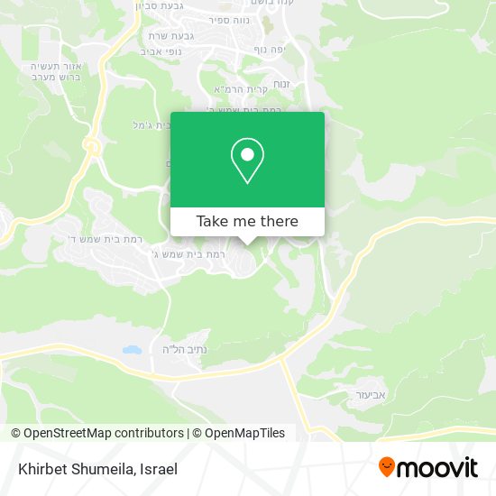 Khirbet Shumeila map