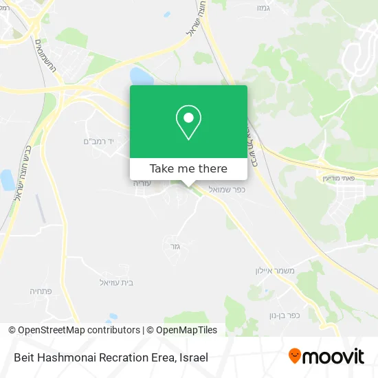 Карта Beit Hashmonai Recration Erea