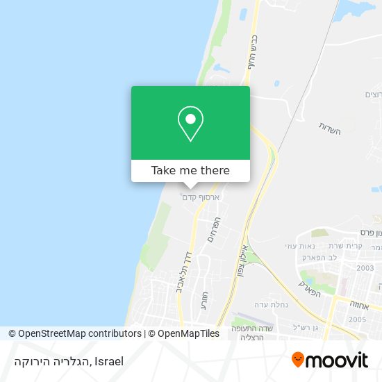 הגלריה הירוקה map