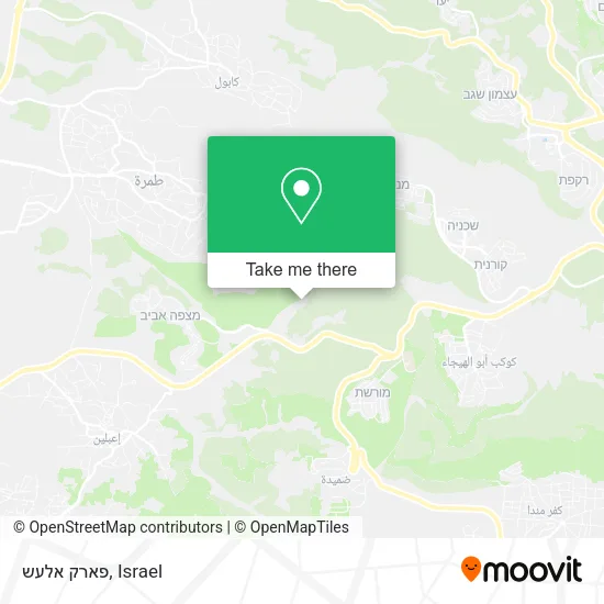 Карта פארק אלעש