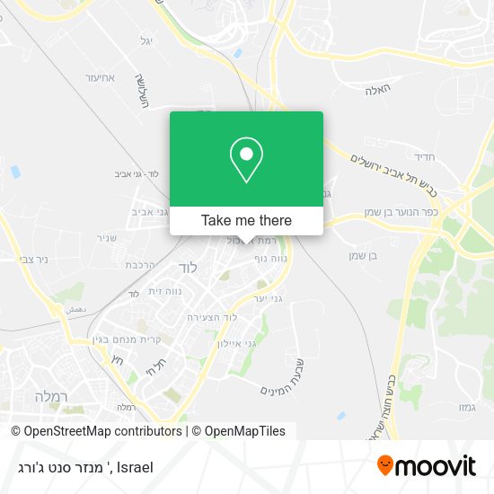 מנזר סנט ג'ורג ' map