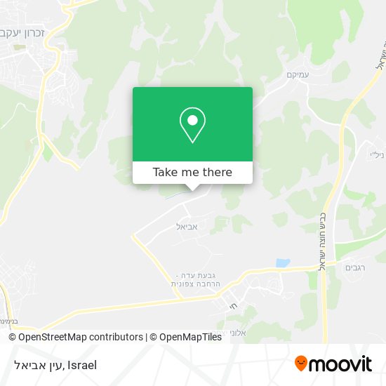 עין אביאל map