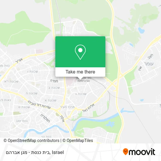 Карта בית כנסת - מגן אברהם