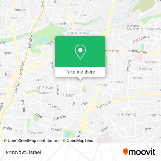 Карта בעל התניא