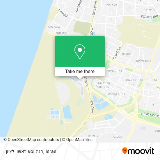 Карта חנה וסע ראשון לציון