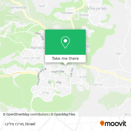 Карта מרכז מליבו