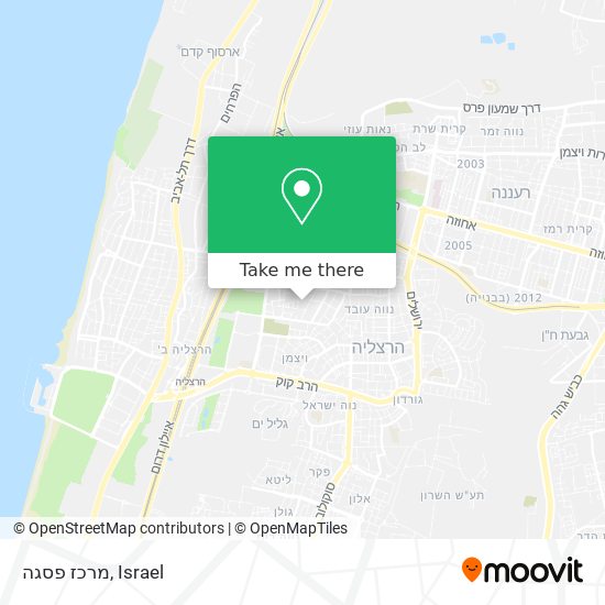 מרכז פסגה map