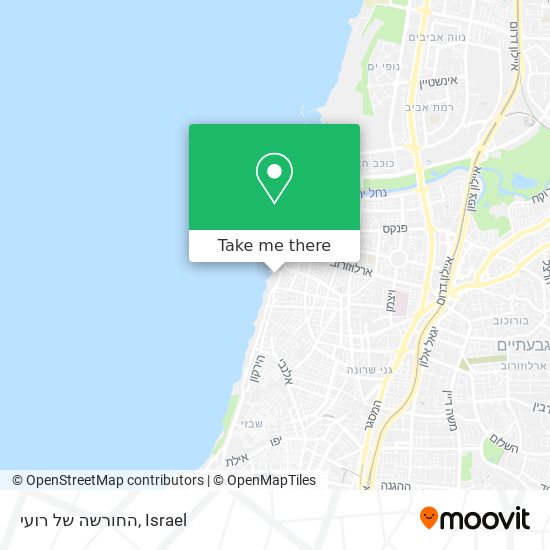 החורשה של רועי map