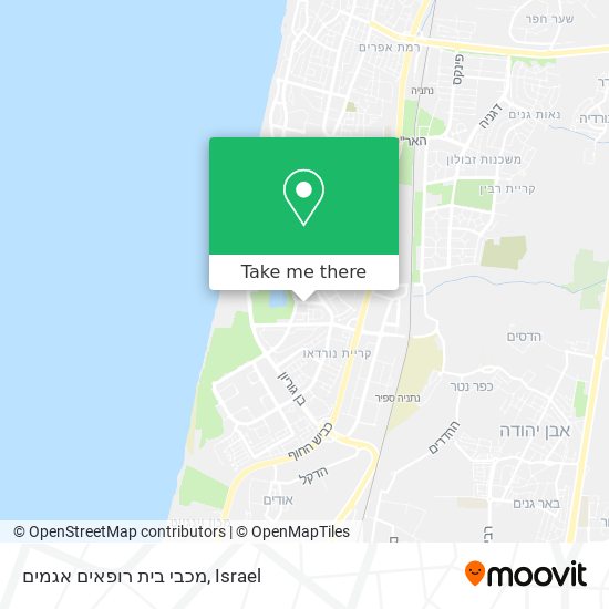 מכבי בית רופאים אגמים map