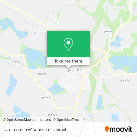 בית כנסת ע""ש ג'ריבת ג'רבה map