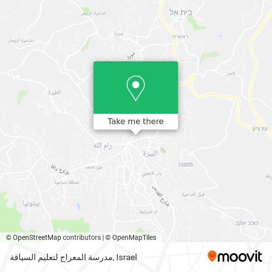 مدرسة المعراج لتعليم السياقة map