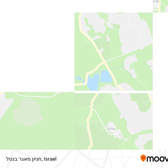 חניון מאגר בנטל map