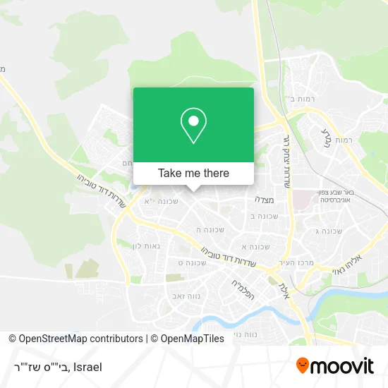 Карта בי""ס שז""ר