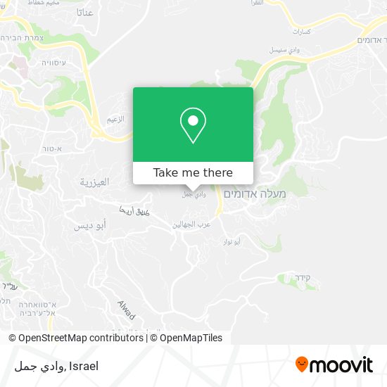 وادي جمل map