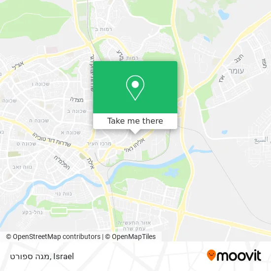 מגה ספורט map
