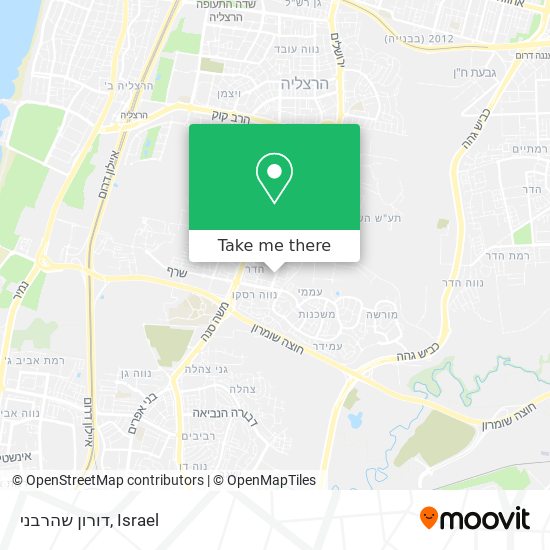 דורון שהרבני map