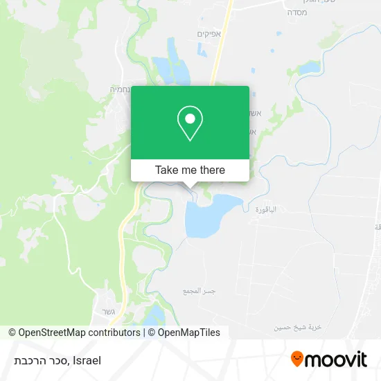 Карта סכר הרכבת