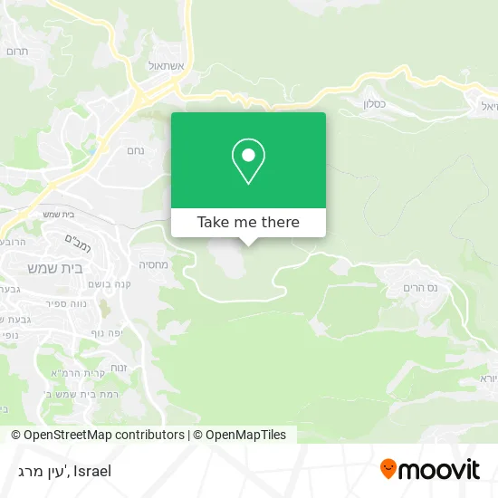 Карта עין מרג'