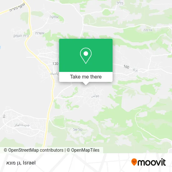 Карта גן מונא