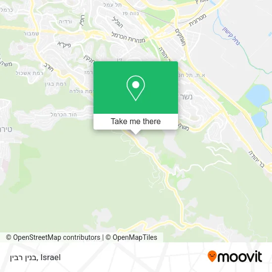 Карта בנין רבין