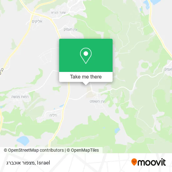 Карта מצפור אוכברג