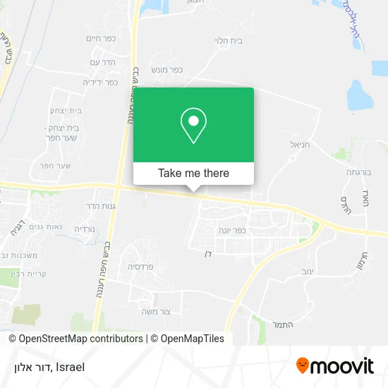 Карта דור אלון