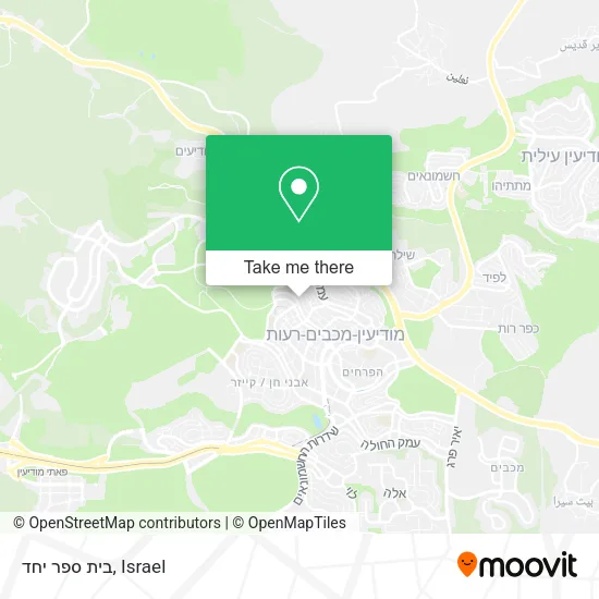 Карта בית ספר יחד