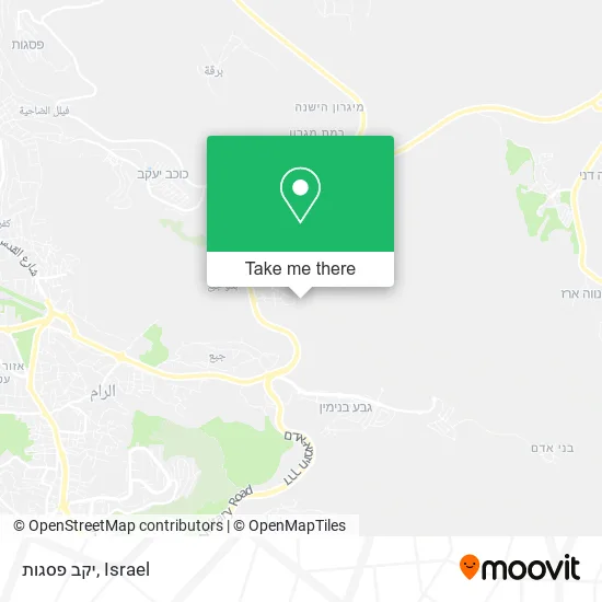 Карта יקב פסגות