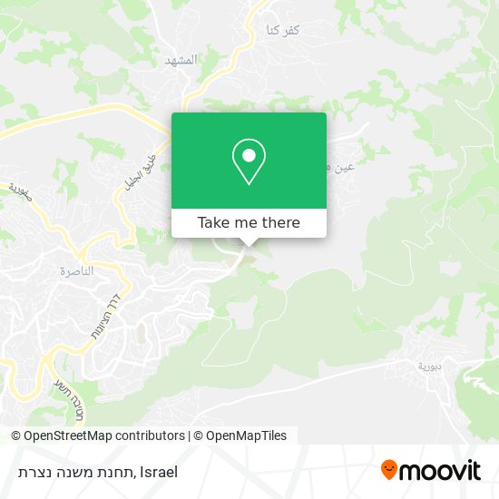 תחנת משנה נצרת map