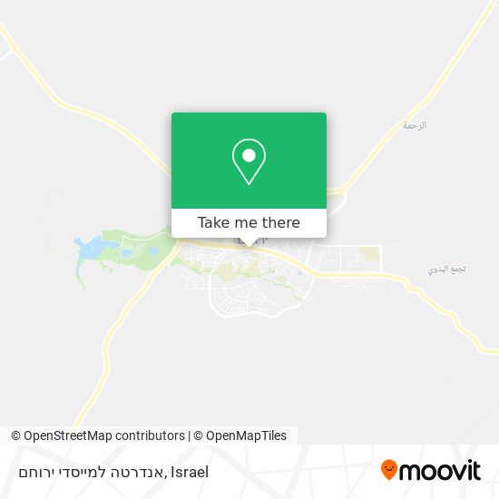 Карта אנדרטה למייסדי ירוחם