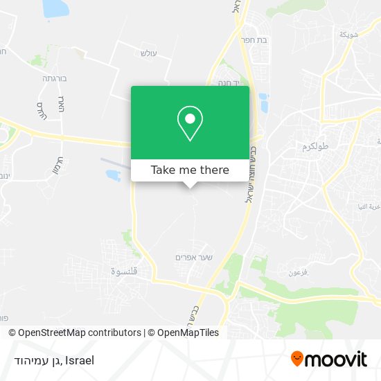 גן עמיהוד map